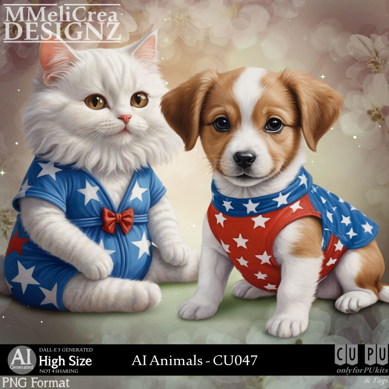 (image for) AI - ANIMALS CU047 (CU4PU/PNG)